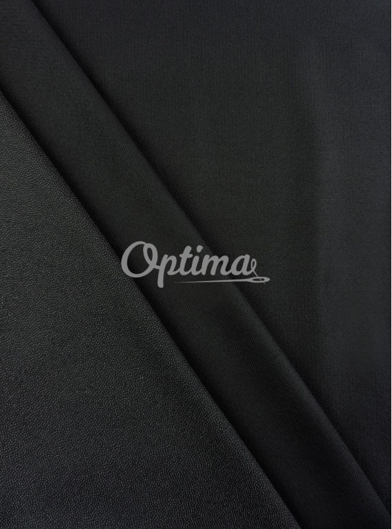Дублерин пальтово-костюмный биэластичный R75 вес 72 гр./м. ширина 150 см (рулон 100м.) черный  