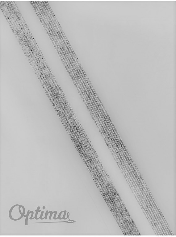 Нитепрошивная лента по долевой ширина 10 мм (рулон 100м) серая