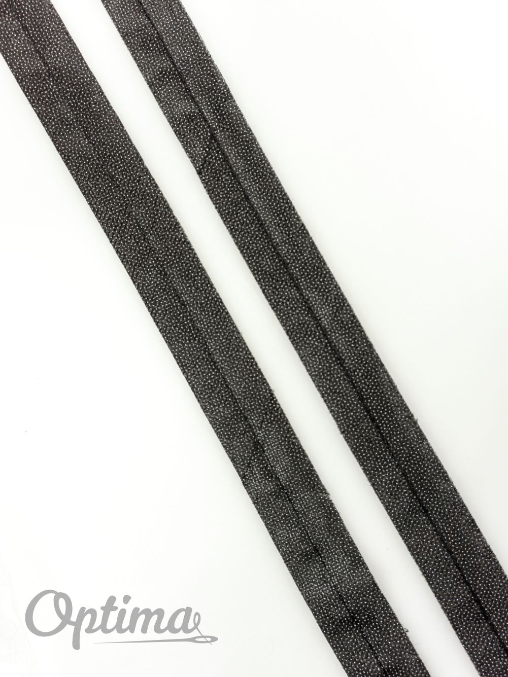 лента по косой со строчкой ширина 30/2 мм (рулон 100м.) черная