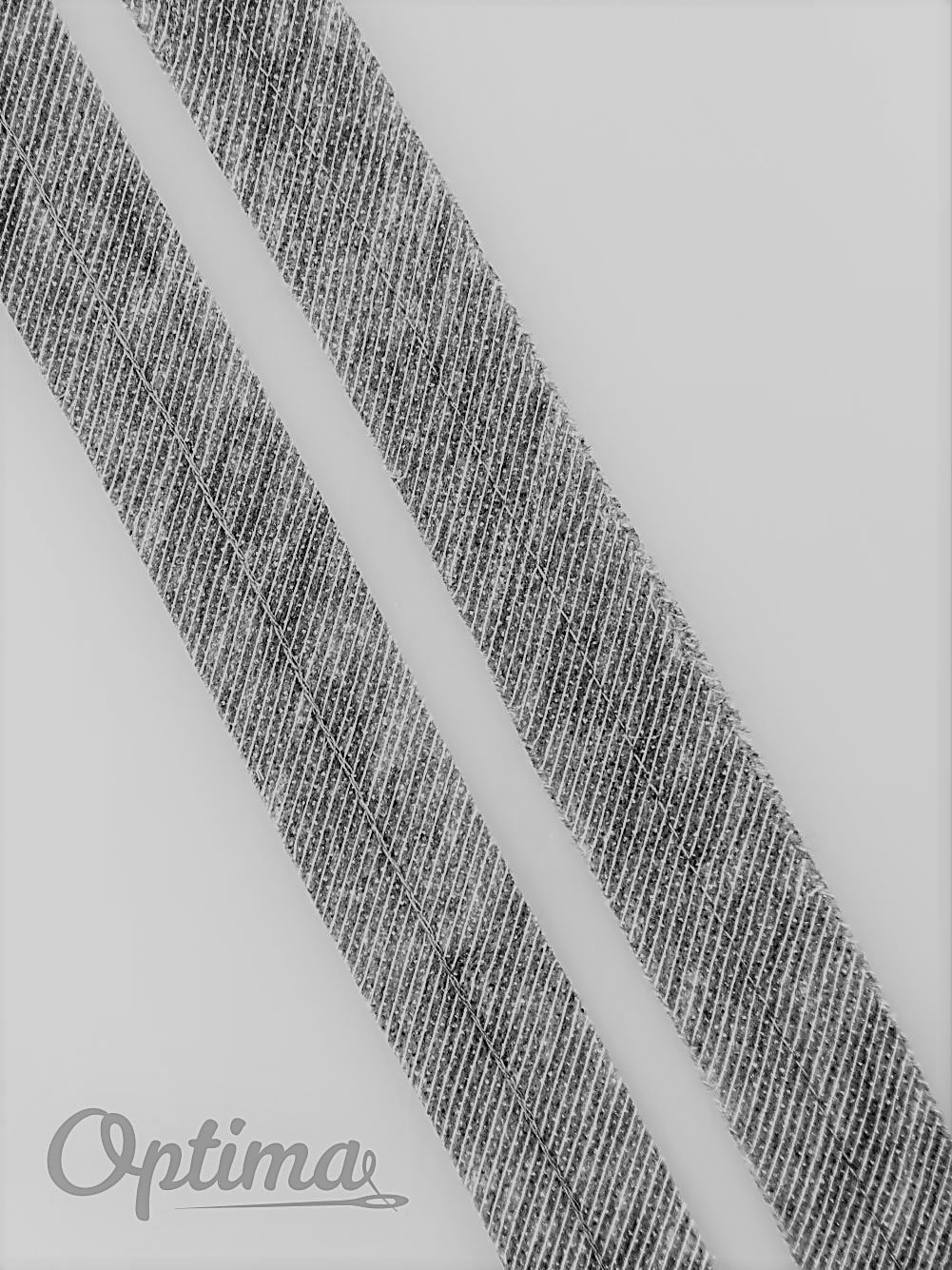 лента по косой со строчкой ширина 30/2 мм (рулон 100м.) серая 